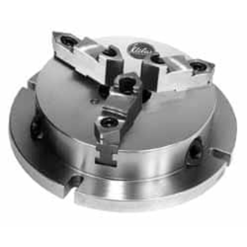 Atlas Workholding 6 Chuck Diam, 0.28 to 2-3/4 External Chucking Diam, Low Profile Machining Chuck 1.76 Through Hole, 1.9 to 5-1/2 Internal Chucking Diam, 8.67 Base Width x 2.43 Base Height NBK-6 – 85028553