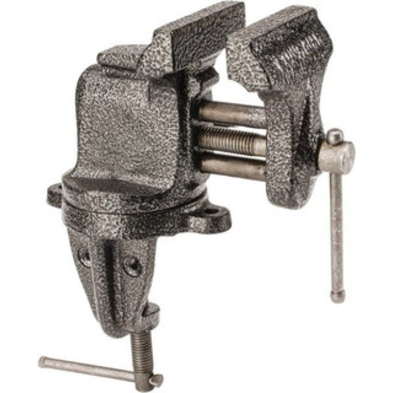 Columbian 3 Jaw Width x 2-1/2 Jaw Opening, 2-5/8 Throat Depth, Bench & Pipe Combination Vise 3/8 Max Pipe Capacity, Clamp-On Swivel Base, Cast Iron 33153 – 06918890