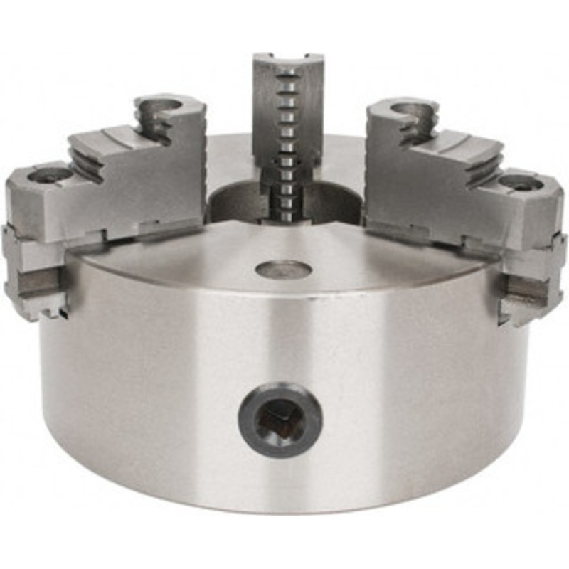 Value Collection 3 Jaws, 8 Diam, Self Centering Manual Lathe Chuck D1-4 Mount Spindle, Reversible, 1.9685 Through Hole Diam, Cast Iron 429-3084 – 08606469