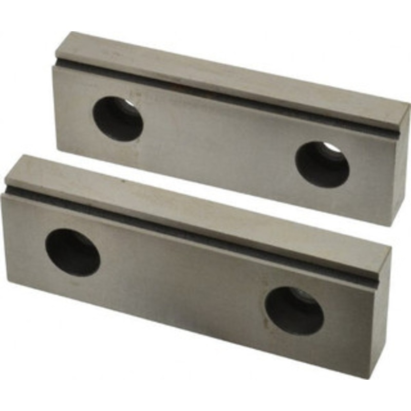 Value Collection 4 Wide x 1.378 High x 15mm Thick, Step Vise Jaw Steel, Fixed Jaw 11031291 – 02714426