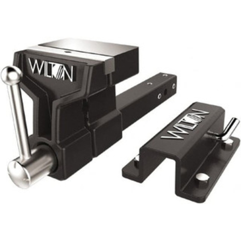 Wilton 6 Jaw Width x 5-3/4 Jaw Opening, 5 Throat Depth, Bench & Pipe Combination Vise 3/4 to 3 Pipe Capacity, Bolt Down Stationary Base, Ductile Iron 10010 – 92421387