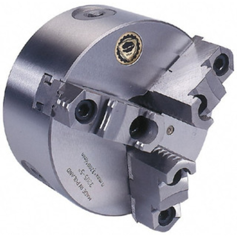 Bison 3 Jaws, 10 Diam, Self Centering Manual Lathe Chuck Plain Back Mount Spindle, Reversible, 2,000 Max RPM, 2.9921 Through Hole Diam, 0.001 Axial Runout, 0.0016 Radial Runout, Cast Iron 7-800-1000 – 08574105