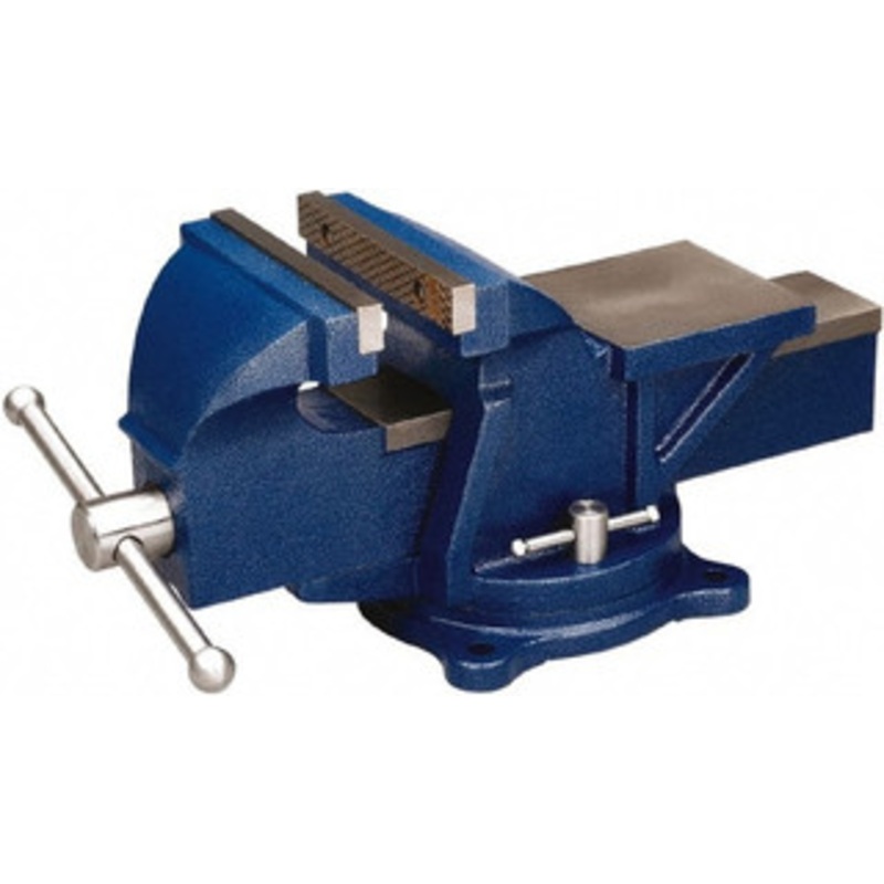 Wilton 5 Jaw Width, 5 Opening Capacity, 2-1/2 Throat Depth, Steel Swivel Bench Vise Bolt Down Base Attachment 11105 – 53917001