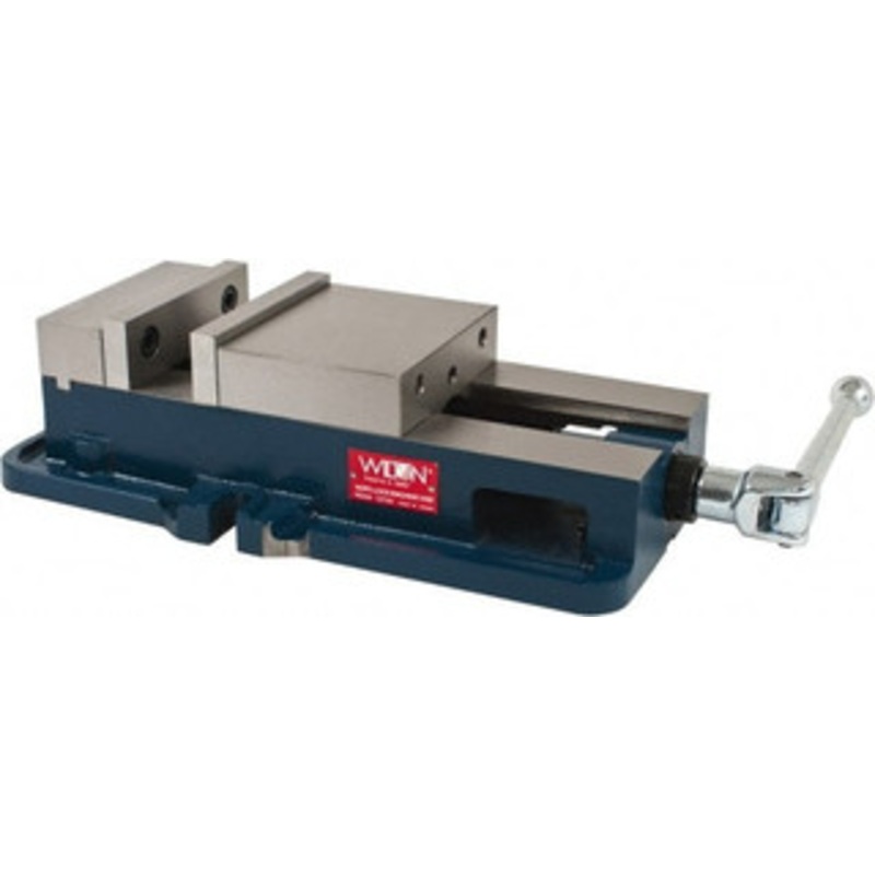 Wilton 6 Jaw Width, 7-1/2 Jaw Opening Capacity, Horizontal Stationary Machine Vise Manual Operation, 1 Station, 19-45/64 Long x 6.7 High x 1-3/4 Deep, 2 Jaw Height, 85,000 psi Max Clamp Force, Ductile Alloy 63186 – 09502766