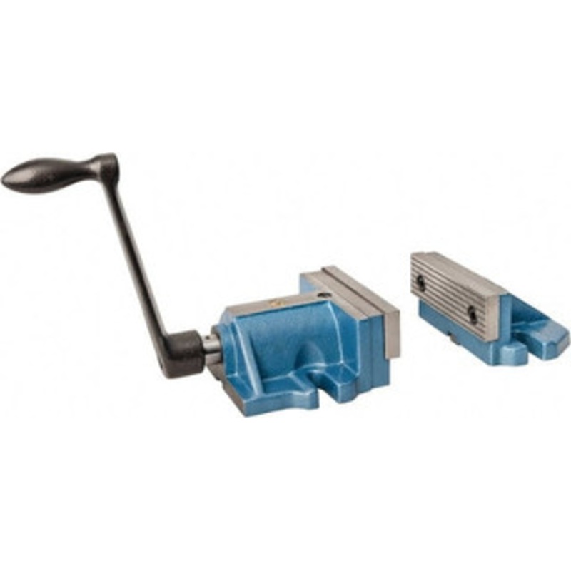 Bison 6 Jaw Width, Horizontal Stationary Machine Vise Manual Operation, 1 Station, 3 Deep, 8,990 Lb Max Clamp Force 7-255-006 – 71855837