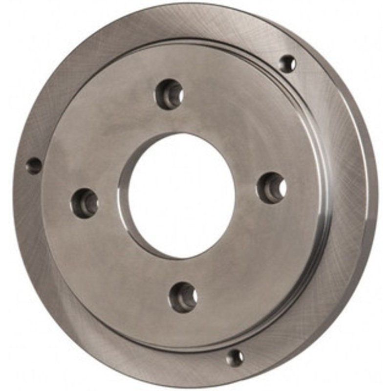 Buck Chuck Adapter Back Plate for 10 Diam Self Centering Lathe Chucks A1/A2-6 Mount, 3-1/4 Through Hole Diam, 7.858mm ID, 10 OD, 0.911 Flange Height, Steel A10-A6 – 76637701