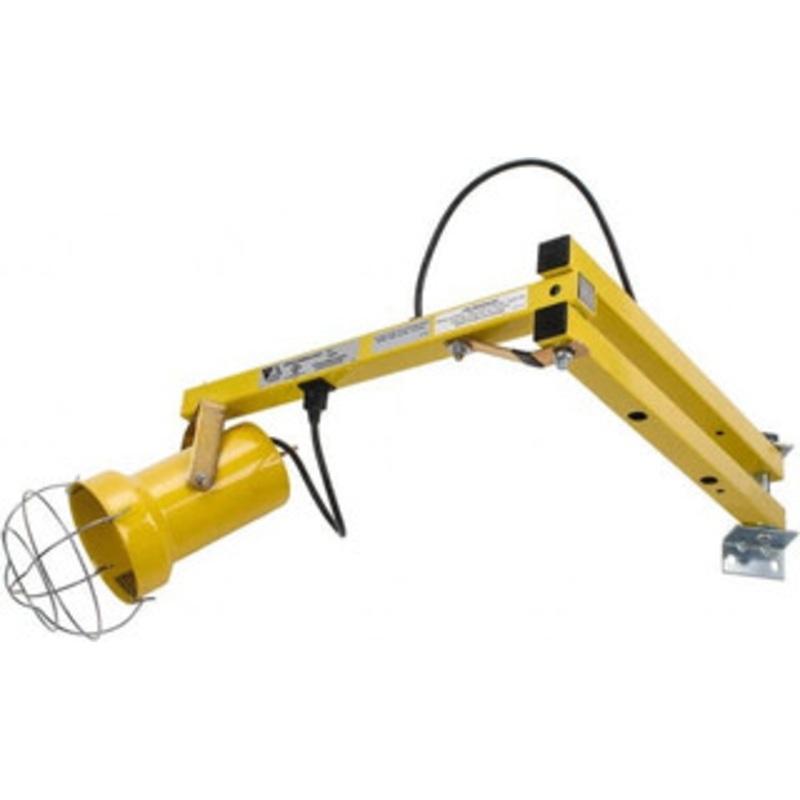 Made in USA 40 Inch, Pivot Friction, Wall Mounted, Incandescent, Yellow, Dock Light 100 Watt, 110 Volt, Nonmagnifying DL-40 – 09799024