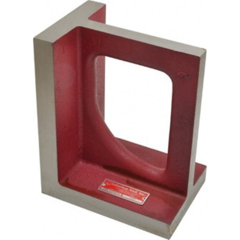 Suburban 1 Hole, 10 High x 5-1/2 Wide x 8 Deep, Right Angle Iron Cast Iron, Precision Ground, 1-1/8 Thick, Parallel to within 0.00025 per 6, Square to within 0.0005 per 6 URA050810G – 70149075