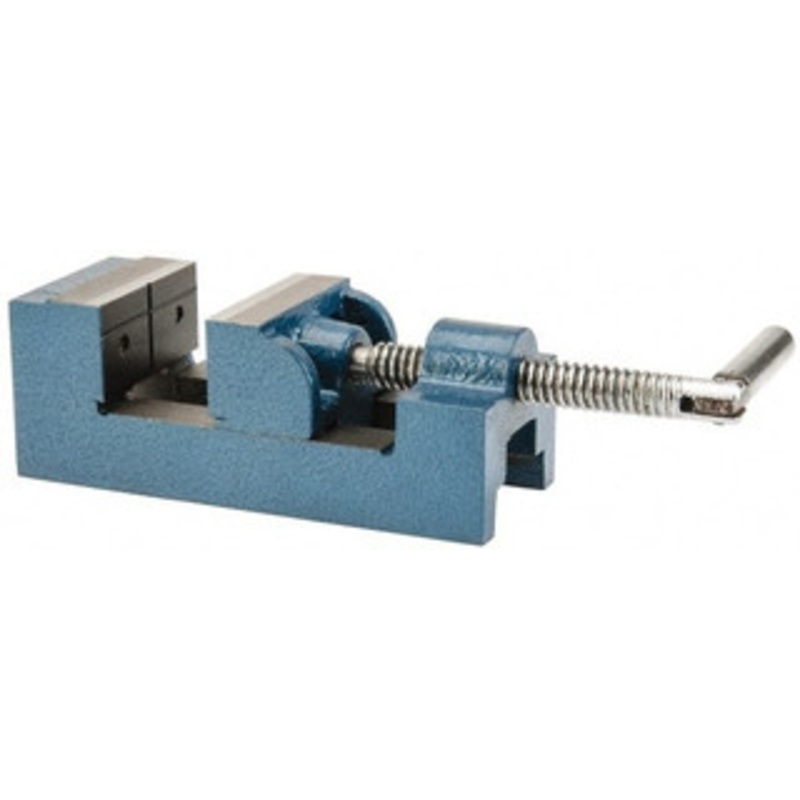 Value Collection 2-1/2 Jaw Opening Capacity x 1-1/2 Throat Depth, Horizontal Drill Press Vise 2-1/2 Wide Jaw, Stationary Base, Standard Speed, 7-1/4 OAL x 2-5/8 Overall Height, Cast Iron 428-7402 – 56451271