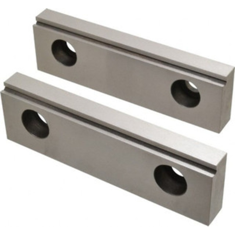 Value Collection 6 Wide x 1-3/4 High x 18mm Thick, Step Vise Jaw Steel, Fixed Jaw 11031293 – 02714434