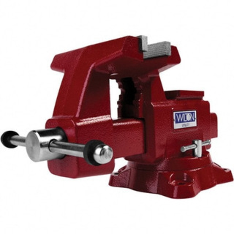 Wilton 6-1/2 Jaw Width x 6 Jaw Opening, 4 Throat Depth, Bench & Pipe Combination Vise 1/4 to 2 Pipe Capacity, Bolt Down Swivel Base, Steel 28820 – 90498551