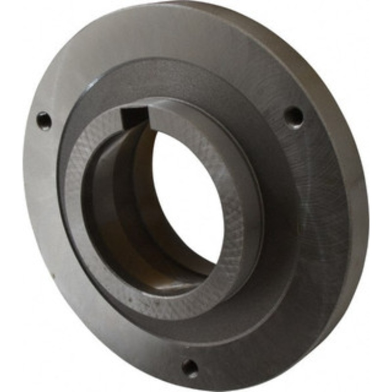 Bison Adapter Back Plate for 8 Diam Self Centering Lathe Chucks L-1 Mount, 4-1/8 Through Hole Diam, 6.93mm ID, 7.87 OD, 0.79 Flange Height, Steel 7-879-9083 – 08610776