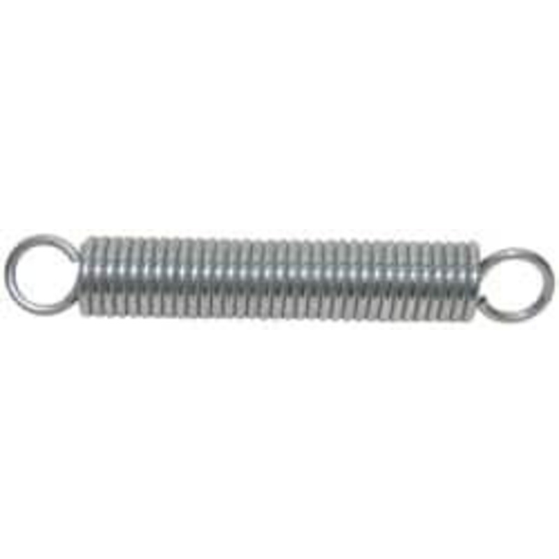 Made in USA 1/2 OD, 5.06 Lb Max Load, 9.09 Max Ext Len, 0.041 Wire Diam Stainless Steel Extension Spring 0.72 Lb/In Rating, 0.72 Lb Init Tension, 3 Free Length E-041-500-3000S – 04076204