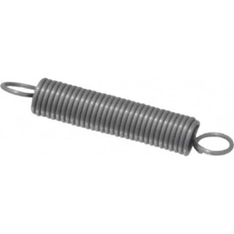 Made in USA 1/8 OD, 1.73 Lb Max Load, 1.38 Max Ext Len, 0.016 Wire Diam Spring 2.4 Lb/In Rating, 0.21 Lb Init Tension, 3/4 Free Length E-016-125-0750 – 06813513
