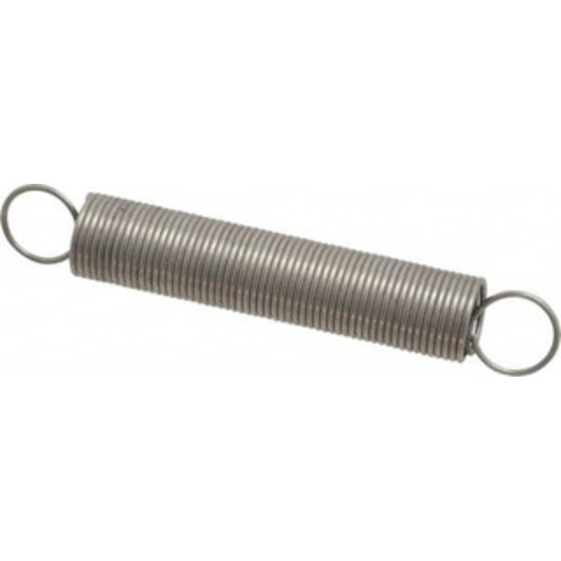 Made in USA 3/4 OD, 10.89 Lb Max Load, 14.7 Max Ext Len, 0.062 Wire Diam Stainless Steel Extension Spring 0.97 Lb/In Rating, 1.65 Lb Init Tension, 5 Free Length E-062-750-5000S – 04076469