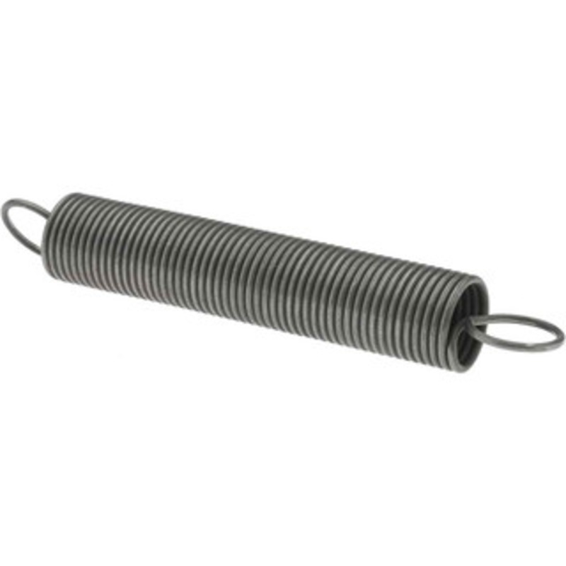 Made in USA 3/8 OD, 5.23 Lb Max Load, 6.62 Max Ext Len, 0.035 Wire Diam Spring 1.12 Lb/In Rating, 0.62 Lb Init Tension, 2-1/2 Free Length E-035-375-2500 – 06814404