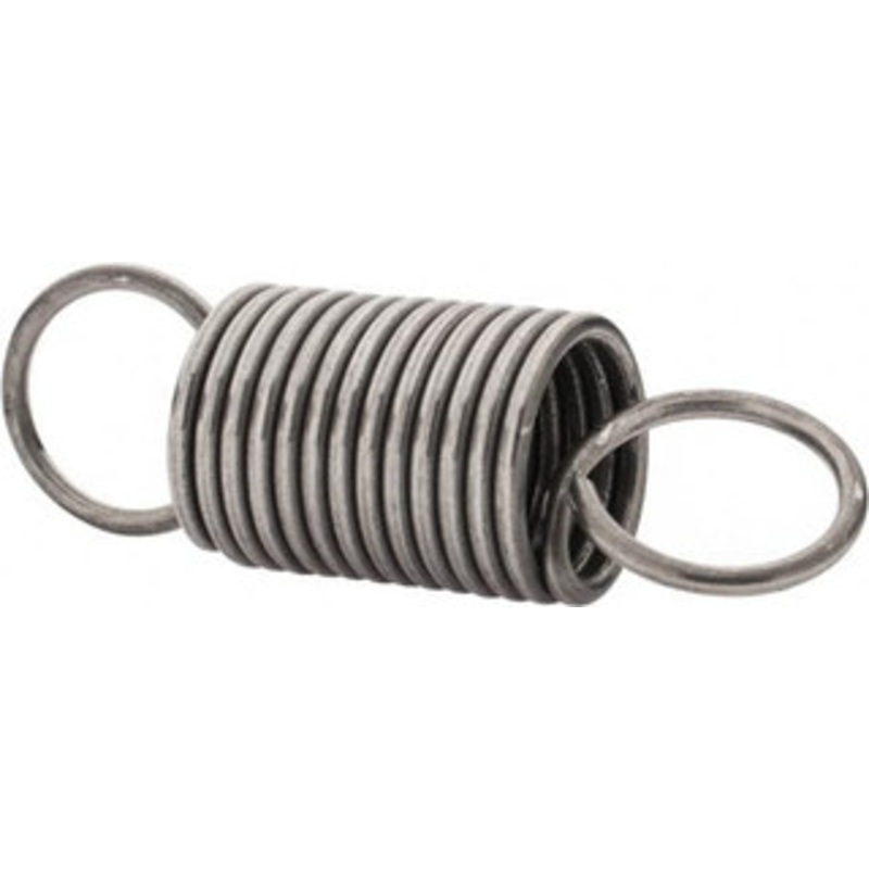 Made in USA 5/8 OD, 15.96 Lb Max Load, 3-1/4 Max Ext Len, 0.062 Wire Diam Spring 10.72 Lb/In Rating, 2.5 Lb Init Tension, 2 Free Length E-062-625-2000 – 06814784