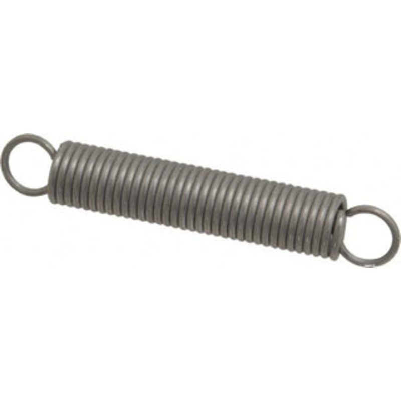 Made in USA 5/8 OD, 27.96 Lb Max Load, 6.43 Max Ext Len, 0.08 Wire Diam Stainless Steel Extension Spring 9.07 Lb/In Rating, 7 Lb Init Tension, 4 Free Length E-080-625-4000S – 04076410