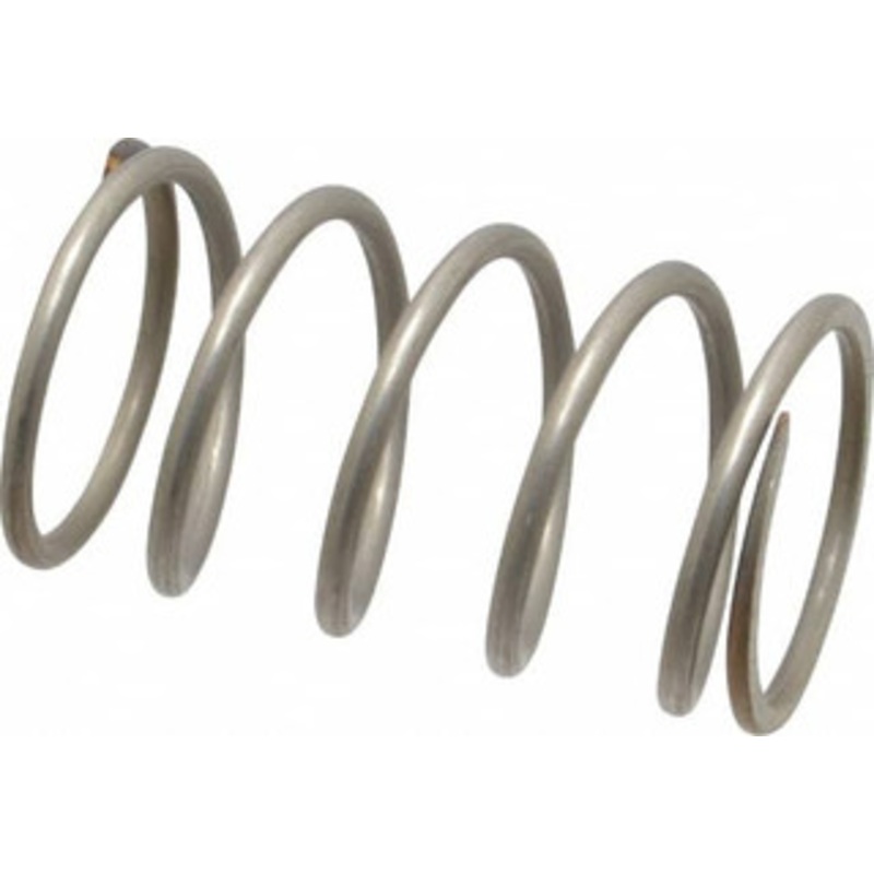 Value Collection 0.85 OD 1-1/2 Free Length Compression Spring 16.78 Lb Spring Rating, 0.072 Wire, 15.88 Lb Max Workload, 0.437 Solid Height, Stainless Steel 03309036 – 03309036