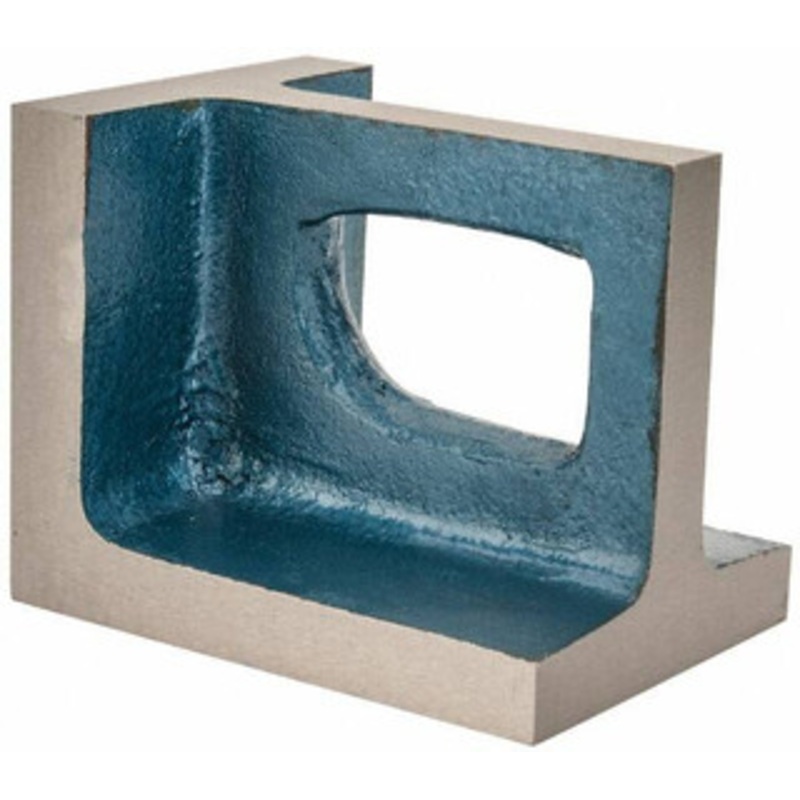Value Collection 1 Hole, 5 High x 3-3/4 Wide x 4 Deep, Right Angle Iron Semi-Steel, Precision Ground, Parallel & Square to within 0.0018 per 6 418-4205 – 70147012