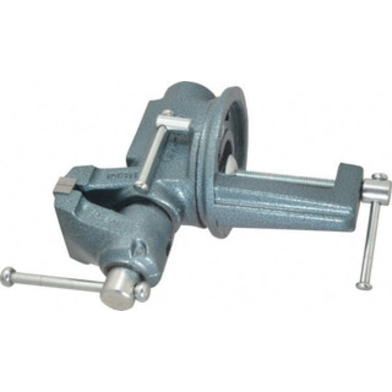 Wilton 2-1/2 Jaw Width, 2-1/8 Opening Capacity, 1-3/4 Throat Depth, Steel Swivel Bench Vise Clamp-On Base Attachment, 10.1 Long x 10.2 Wide x 5-2/5 High 63198 – 77881936