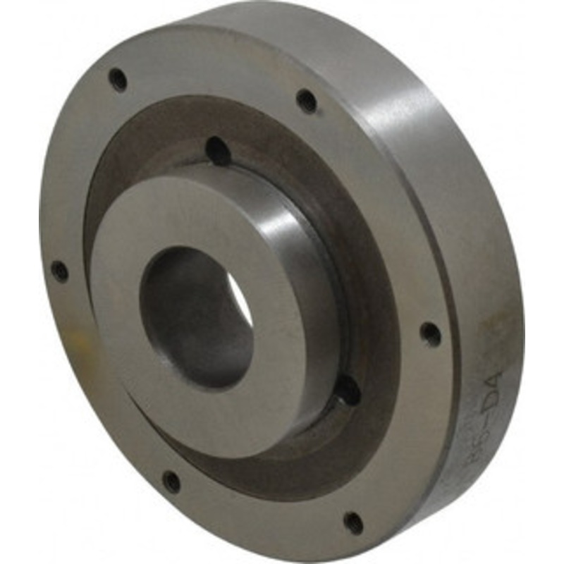 Buck Chuck Adapter Back Plate for 6 Diam Self Centering Lathe Chucks D1-4 Mount, 1-1/2 Through Hole Diam, 3.109mm ID, 5.88 OD, 1.166 Flange Height, Steel B6-D4 – 08536336