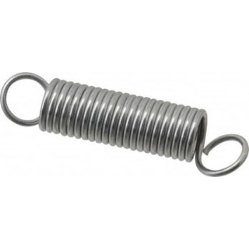 Made in USA 1/2 OD, 14.74 Lb Max Load, 3-1/16 Max Ext Len, 0.062 Wire Diam Extension Spring 11.93 Lb/In Rating 405 – 06981054