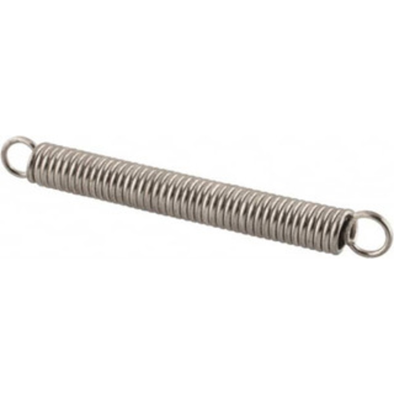 Made in USA 1/4 OD, 7.97 Lb Max Load, 2-27/32 Max Ext Len, 0.041 Wire Diam Extension Spring 9.94 Lb/In Rating 402 – 06981021