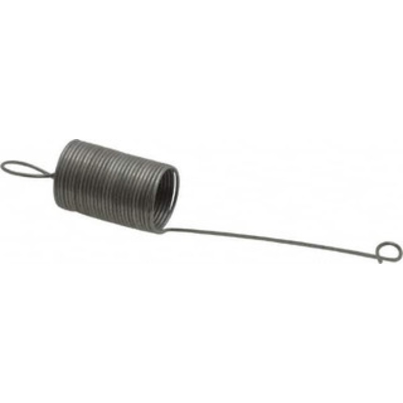 Made in USA 11/32 OD, 0.79 Lb Max Load, 4-23/32 Max Ext Len, 0.02 Wire Diam Extension Spring 0.26 Lb/In Rating 441 – 06981419