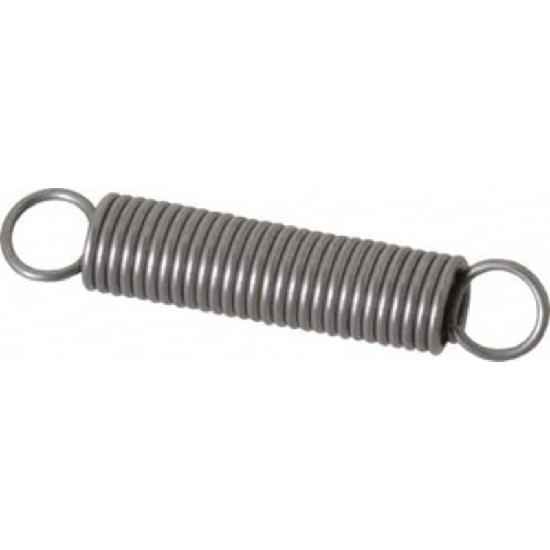 Made in USA 3/8 OD, 12.42 Lb Max Load, 3.3 Max Ext Len, 0.047 Wire Diam Spring 7.76 Lb/In Rating, 2.25 Lb Init Tension, 2 Free Length E-047-375-2000 – 06814487