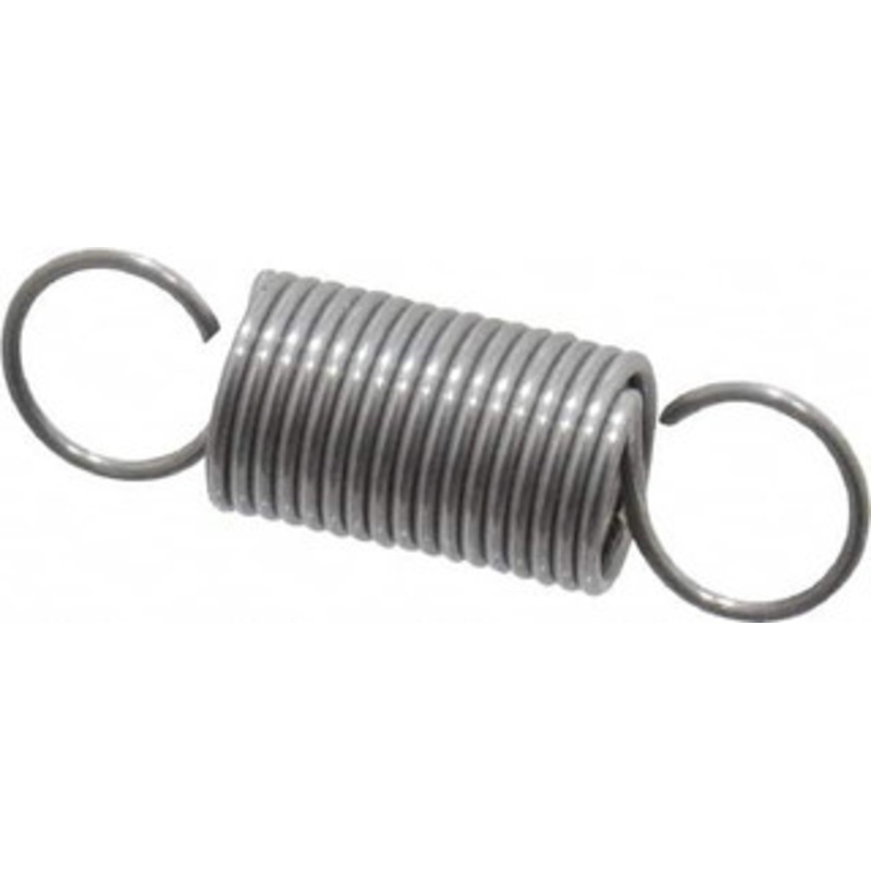 Made in USA 3/8 OD, 5.23 Lb Max Load, 2.36 Max Ext Len, 0.035 Wire Diam Spring 4.13 Lb/In Rating, 0.62 Lb Init Tension, 1-1/4 Free Length E-035-375-1250 – 06814370