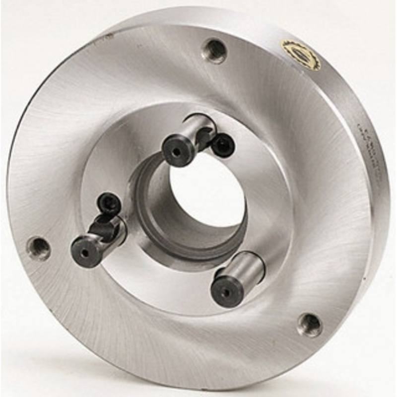 Bison Adapter Back Plate for 12-1/2 Diam Self Centering Lathe Chucks D1-11 Mount, 4.055 Through Hole Diam, 7.086mm ID, 12.4 OD, 1.77 Flange Height, Steel 7-875-129 – 60234838