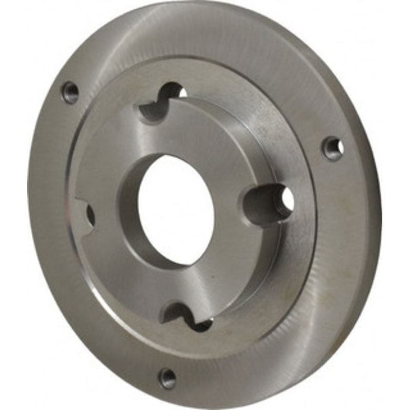 Bison Adapter Back Plate for 8 Diam Self Centering Lathe Chucks A2-5 Mount, 2.165 Through Hole Diam, 4.33mm ID, 7.87 OD, 0.768 Flange Height, Steel 7-874-085 – 08609737
