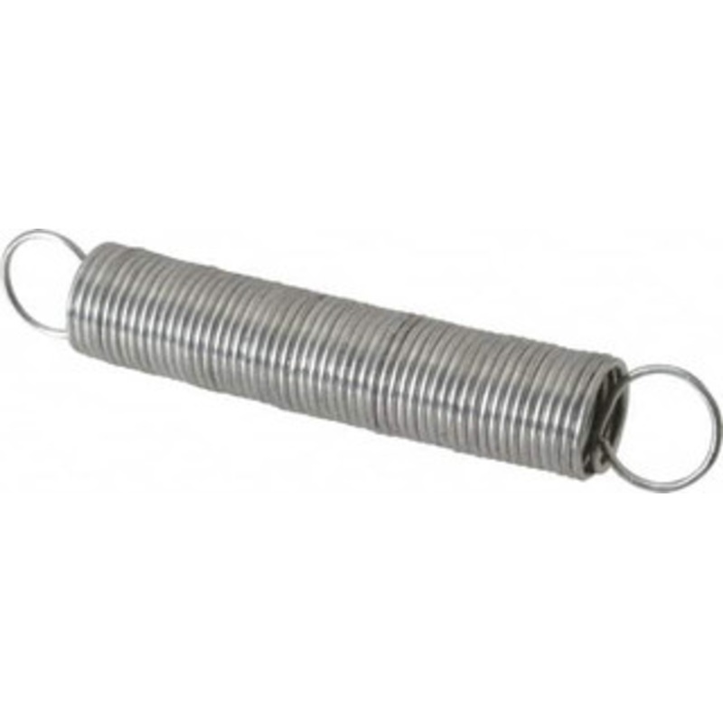 Made in USA 0.437 OD, 2.906 Lb Max Load, 5.9 Max Ext Len, 0.035 Wire Diam Extension Spring 0.542 Lb/In Rating, 0.547 Lb Init Tension 10-161 – 05367669