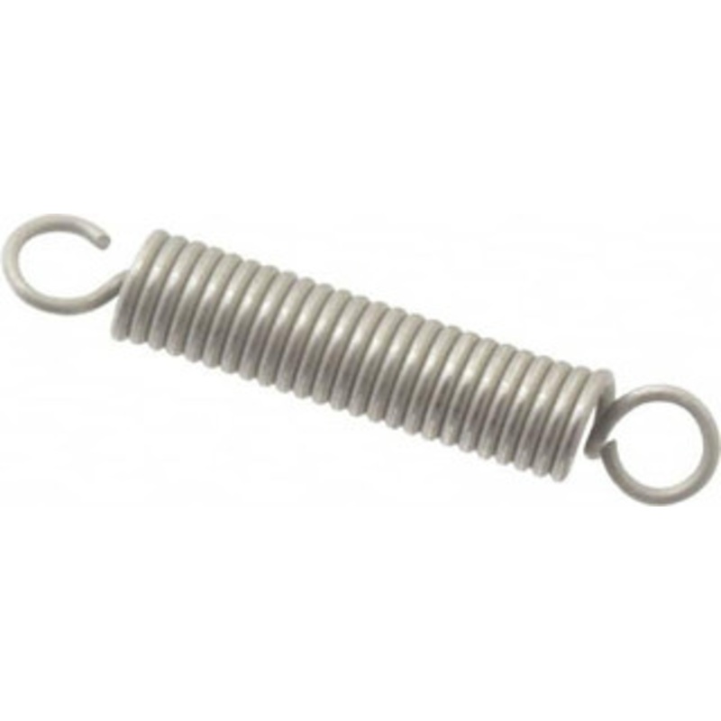 Made in USA 1/8 OD, 2.64 Lb Max Load, 1.07 Max Ext Len, 0.02 Wire Diam Stainless Steel Extension Spring 6.89 Lb/In Rating, 0.57 Lb Init Tension, 3/4 Free Length E-020-125-0750S – 04075511