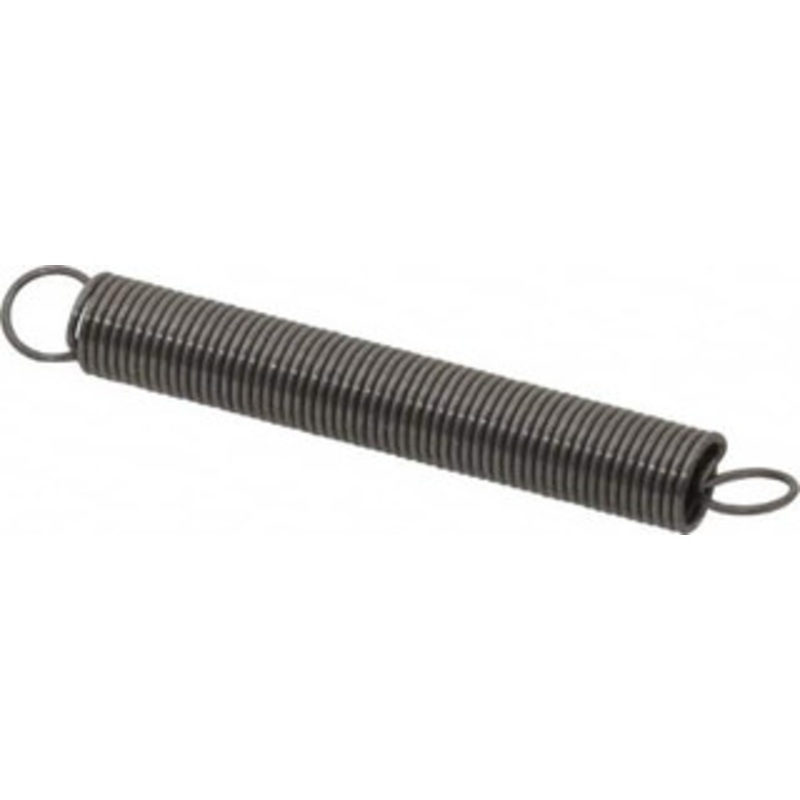 Made in USA 3/16 OD, 2.16 Lb Max Load, 3.61 Max Ext Len, 0.02 Wire Diam Spring 0.89 Lb/In Rating, 0.27 Lb Init Tension, 1-1/2 Free Length E-020-187-1500 – 06813687