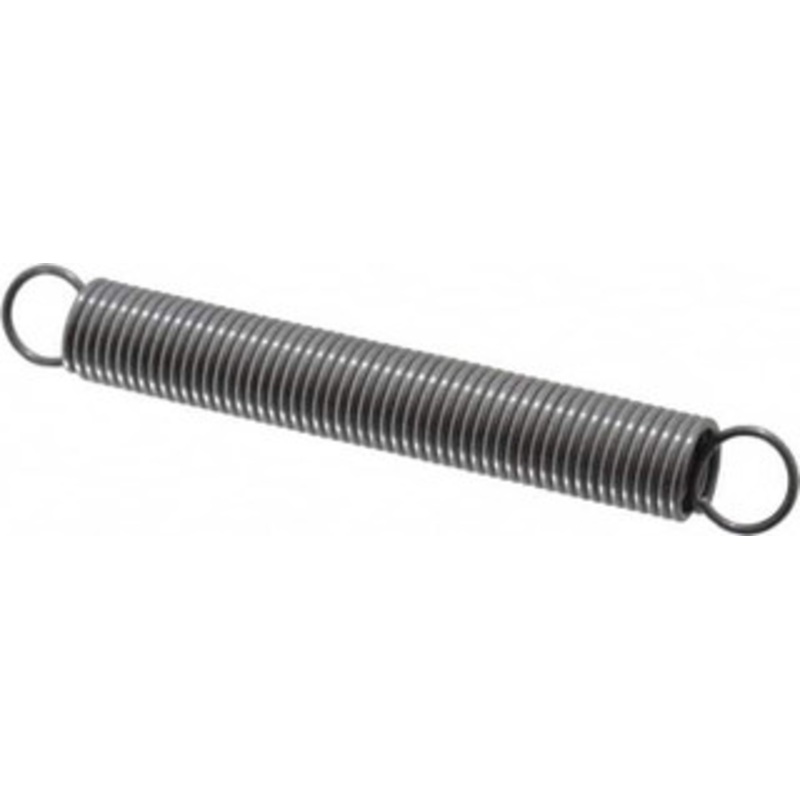 Made in USA 3/8 OD, 3.51 Lb Max Load, 8.35 Max Ext Len, 0.041 Wire Diam Spring 2.02 Lb/In Rating, 1.35 Lb Init Tension, 3 Free Length E-041-375-3000 – 06814461