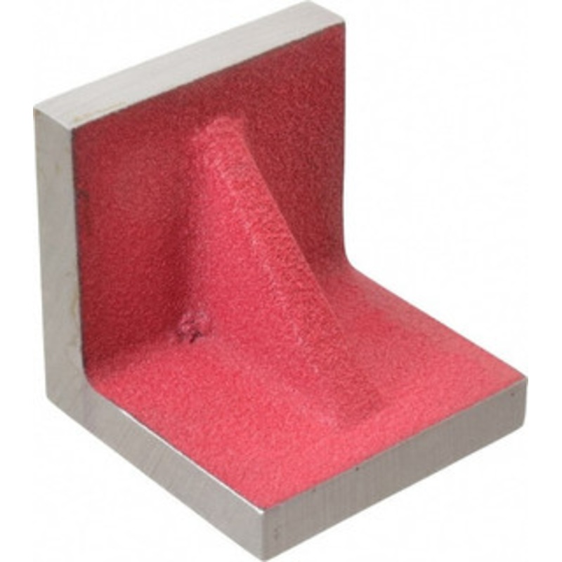 Suburban 3 Wide x 3 Deep x 3 High Cast Iron Machined Angle Plate Standard Plate, Flat Surface, Single Web, 1/2 Thick, Single Plate PAW030303 – 70140231
