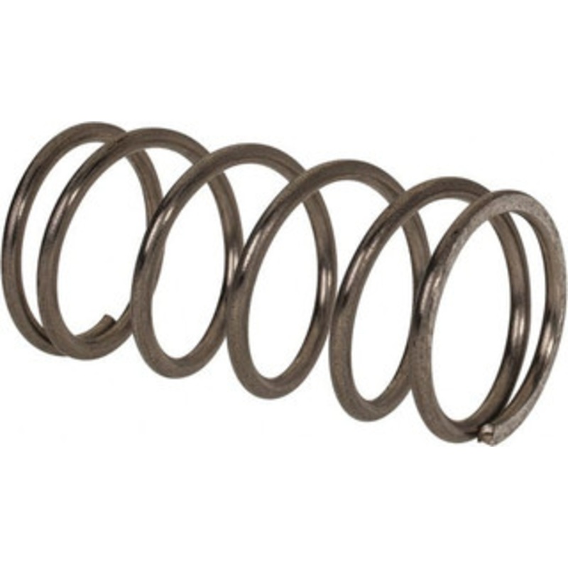 Value Collection 0.6 OD 1-1/4 Free Length Compression Spring 13.58 Lb Spring Rating, 0.054 Wire, 4.6 Lb Max Workload, 0.384 Solid Height, Stainless Steel 03308707 – 03308707
