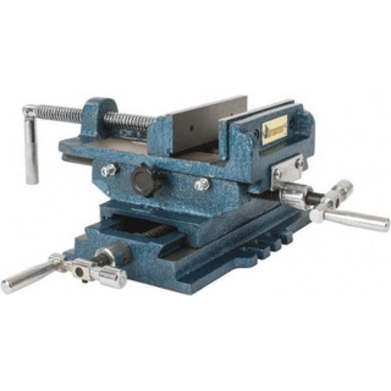 Value Collection 5-5/16 Jaw Opening Capacity x 1-5/16 Throat Depth, Horizontal Drill Press Vise 5 Wide x 1-5/16 High Jaw, Cross Slide Base, Standard Speed, 10 OAL x 5.3 Overall Height, Cast Iron 428-8315 – 42053850