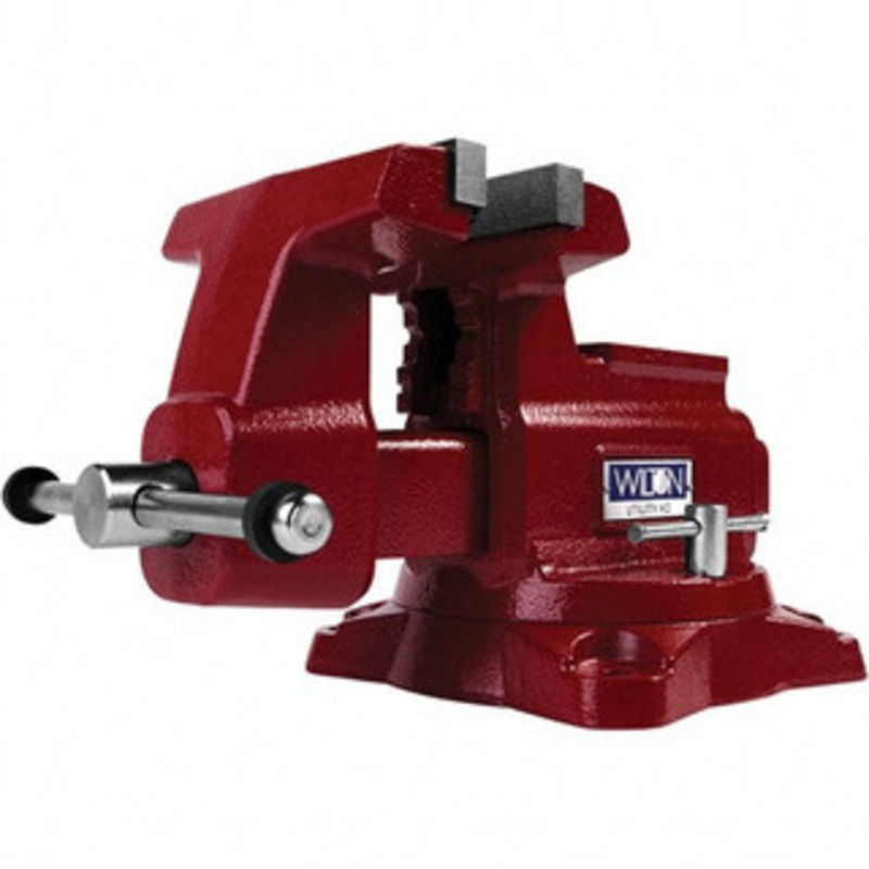 Wilton 6-1/2 Jaw Width x 6-1/4 Jaw Opening, 4-1/4 Throat Depth, Bench & Pipe Combination Vise 1/4 to 3-1/2 Pipe Capacity, Bolt Down Swivel Base, Steel 28815 – 90498536