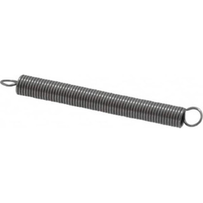 Made in USA 1/8 OD, 1.73 Lb Max Load, 2.54 Max Ext Len, 0.016 Wire Diam Spring 1.1 Lb/In Rating, 0.21 Lb Init Tension, 1-1/4 Free Length E-016-125-1250 – 06813539