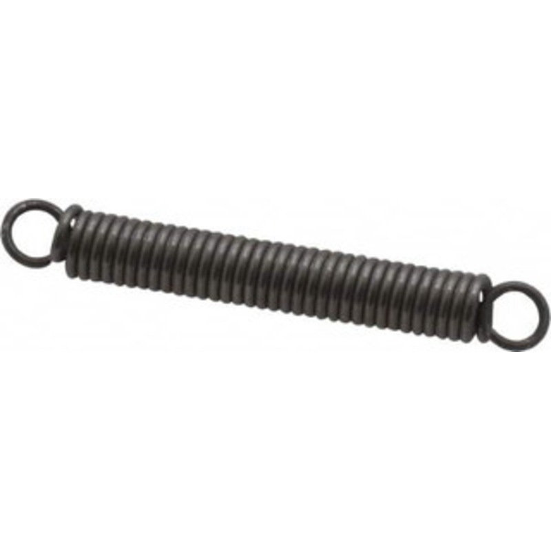 Made in USA 3/16 OD, 8.23 Lb Max Load, 2.03 Max Ext Len, 0.032 Wire Diam Spring 11.85 Lb/In Rating, 1.9 Lb Init Tension, 1-1/2 Free Length E-032-187-1500 – 06813802