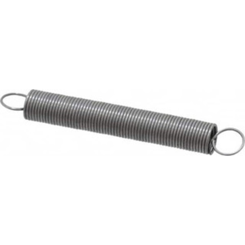 Made in USA 3/8 OD, 5.23 Lb Max Load, 8.32 Max Ext Len, 0.035 Wire Diam Spring 0.86 Lb/In Rating, 0.62 Lb Init Tension, 3 Free Length E-035-375-3000 – 06814412