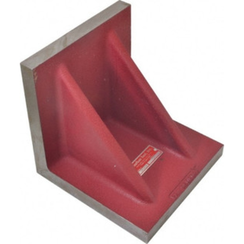 Suburban 8 Wide x 8 Deep x 8 High Cast Iron Machined Angle Plate Standard Plate, Flat Surface, Double Web, 7/8 Thick, Single Plate PAW080808 – 70140280