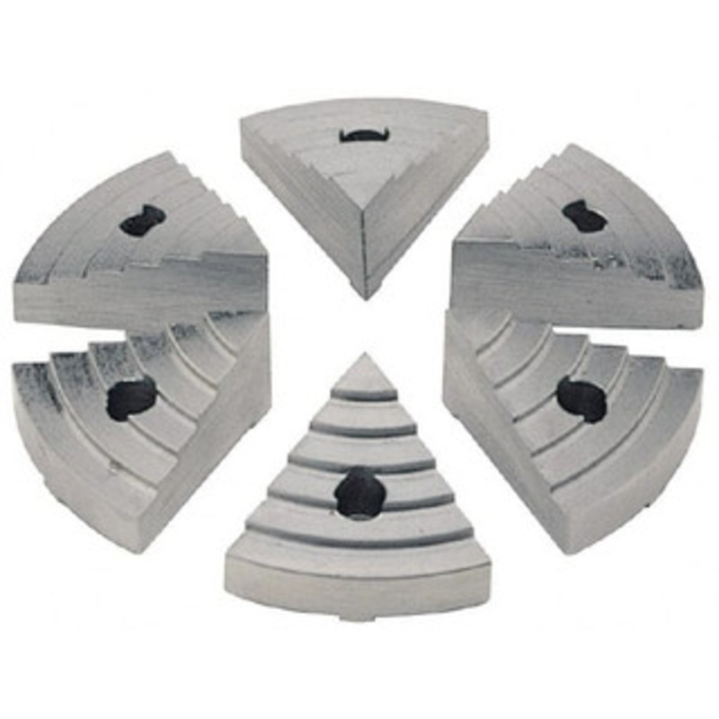 Value Collection 6 Chuck Capacity, JF Attachment, Round Soft Lathe Chuck Jaw 8 Jaws, Steel, 60mm Long x 18.4mm High 193341.00 – 02104537