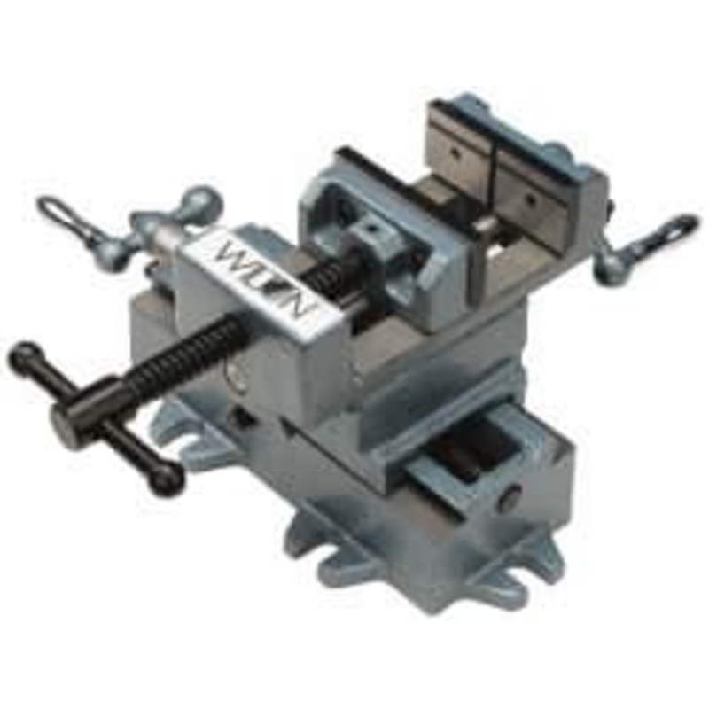 Wilton 3 Jaw Opening Capacity x 1-1/8 Throat Depth, Horizontal Drill Press Vise 3 Wide x 1-1/8 High Jaw, Cross Slide Base, Standard Speed, 6 OAL x 5-5/8 Overall Height, Cast Iron 11693 – 63496012