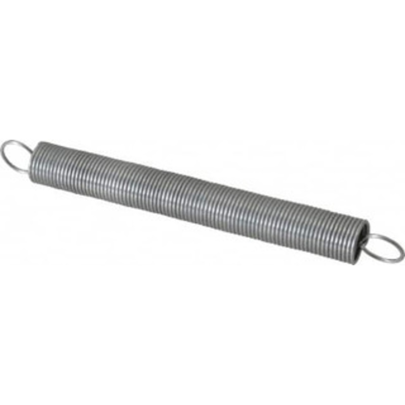 Made in USA 0.312 OD, 2.369 Lb Max Load, 7.8 Max Ext Len, 0.028 Wire Diam Extension Spring 0.46 Lb/In Rating, 0.456 Lb Init Tension 10-155 – 05367644