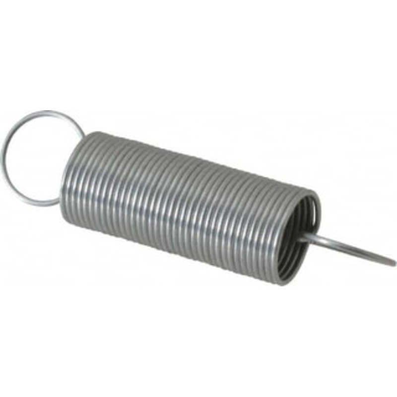 Made in USA 0.437 OD, 1.631 Lb Max Load, 7.8 Max Ext Len, 0.028 Wire Diam Extension Spring 0.372 Lb/In Rating, 1.147 Lb Init Tension 10-081 – 05367602