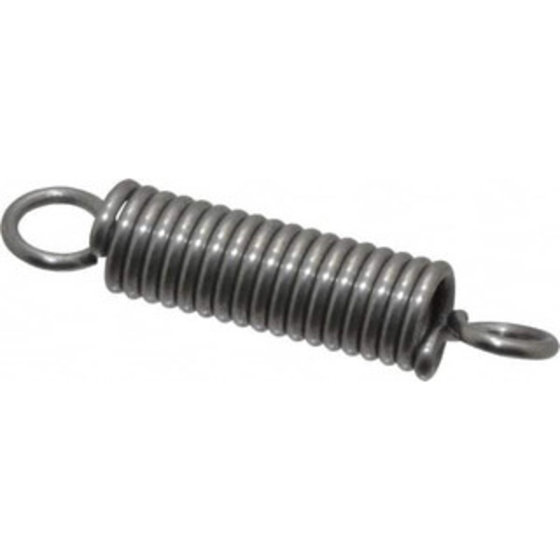 Made in USA 1/4 OD, 12.33 Lb Max Load, 1.62 Max Ext Len, 0.041 Wire Diam Spring 25.73 Lb/In Rating, 2.8 Lb Init Tension, 1-1/4 Free Length E-041-250-1250 – 06814040